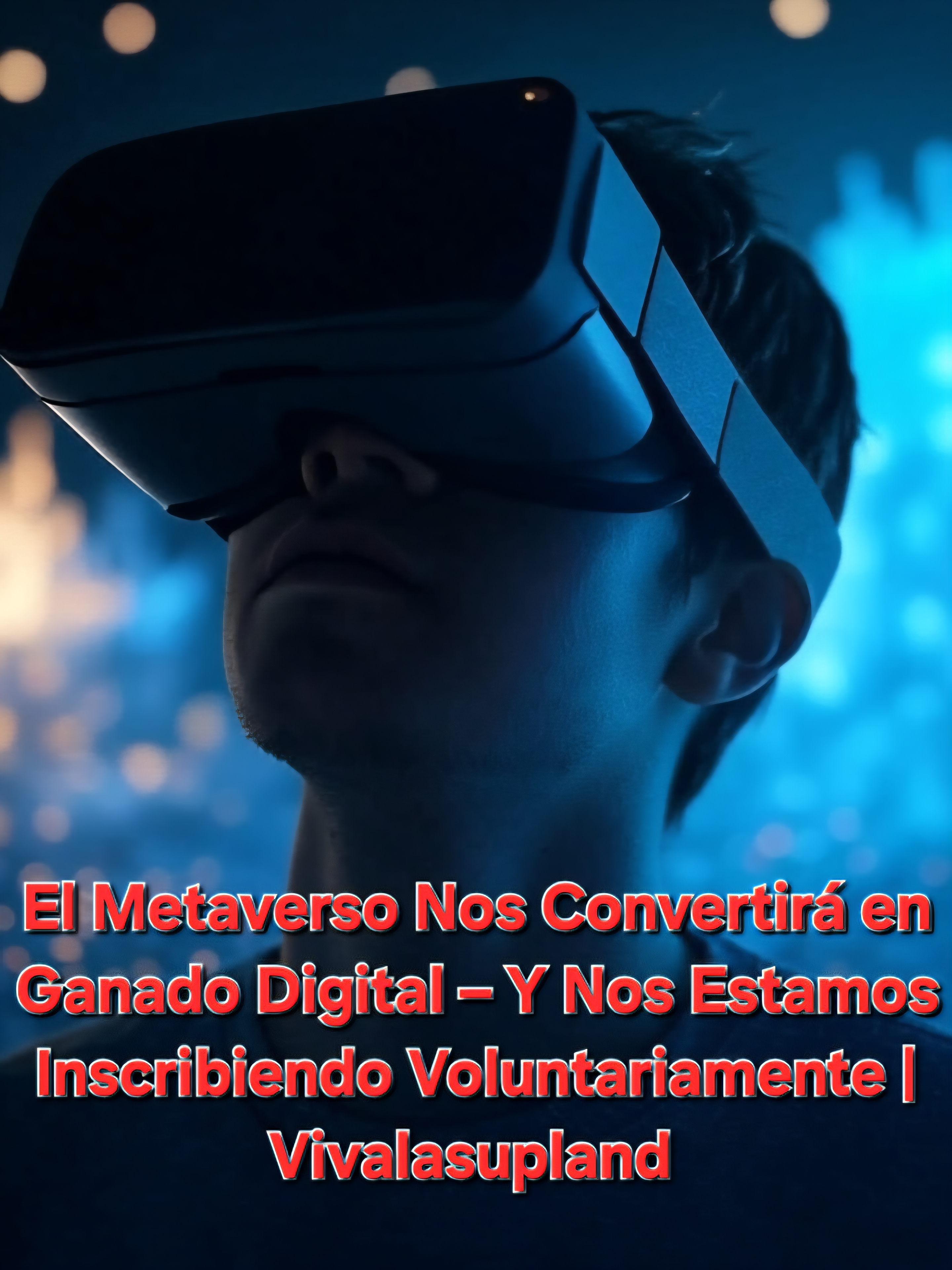 Mundo virtual con humanos como ganado digital